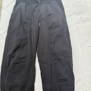 Lululemon Athletica Black Track Pants with Relaxed Fit